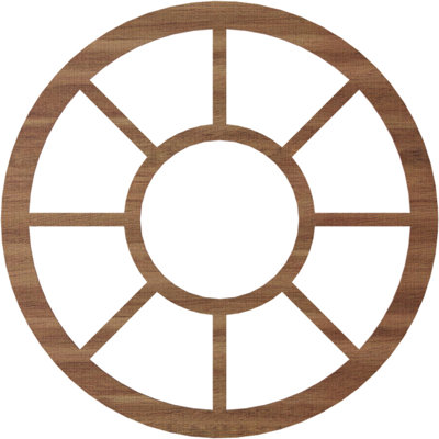 Grace Wood Fretwork Pierced Ceiling Medallion