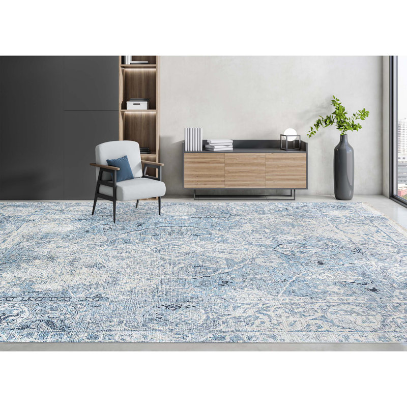 Hand Woven Silk and Wool Oriental Area Rug, Rectangle 9' x 12'