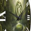 Horloge murale sacrée Mandala sacré planant dans un paysage mystique II-93379339