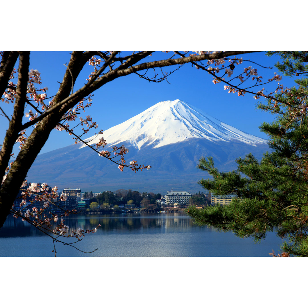 Berg Fuji von Mantaphoto - Druck