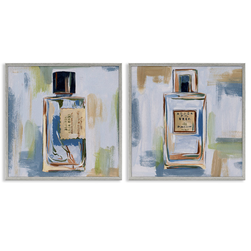 "Abstract", ensemble de 2 giclées d'art par giclée par Melissa Wang, Estampe numérique Farmhouse, H 12 po x l 12 po