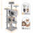 Suzette 70" Multilevel Indoor Cat Tree Tower for Small Medium Cats-2061239242