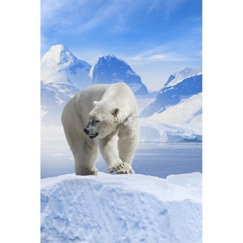 Ours polaire arctique par Grafissimo, H 30 po x l 20 po