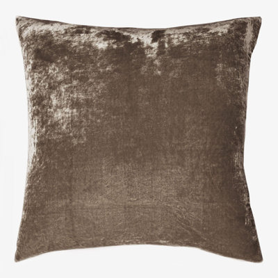 Silk Velvet Pillows Reversible Throw Pillow