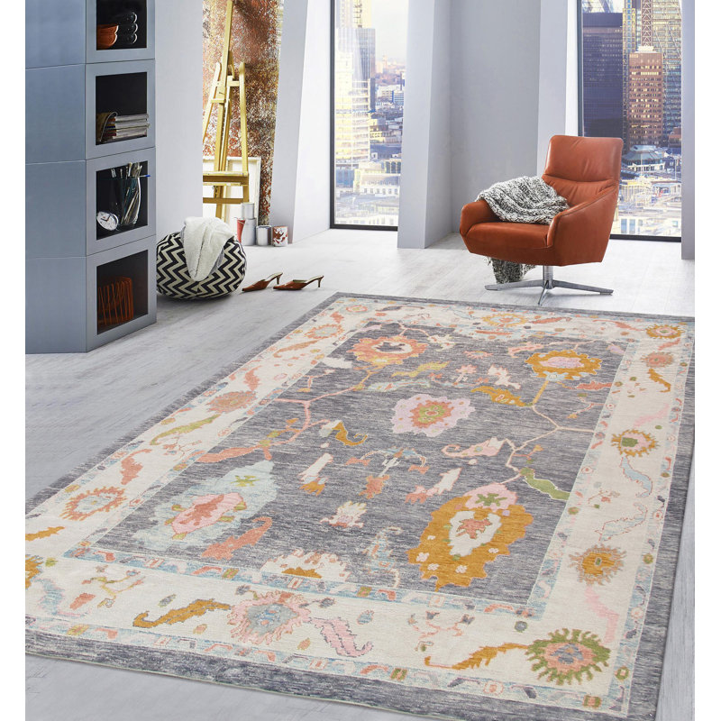 Tapis en laine noué à la main Oushak