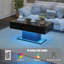 Alpena High Gloss LED Rectangle Coffee Table with Open Storage-1768040126