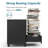 3-Drawer Vertical Filing Cabinet, Rolling Mobile File Cabinet With Casters-613667100