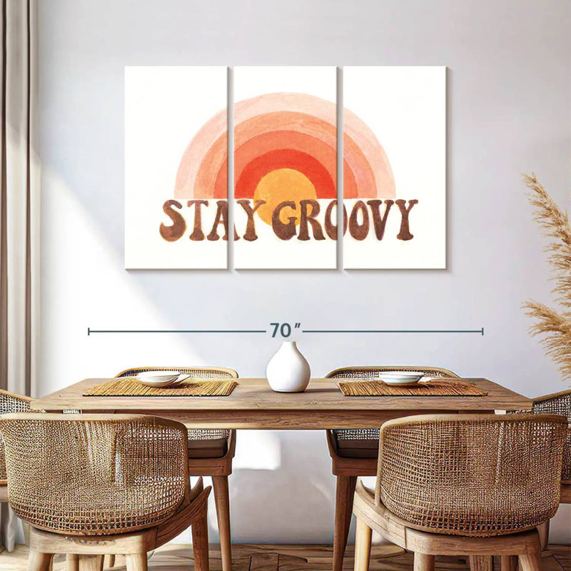 Tergel Stay Groovy, H 36 po x l 57 po