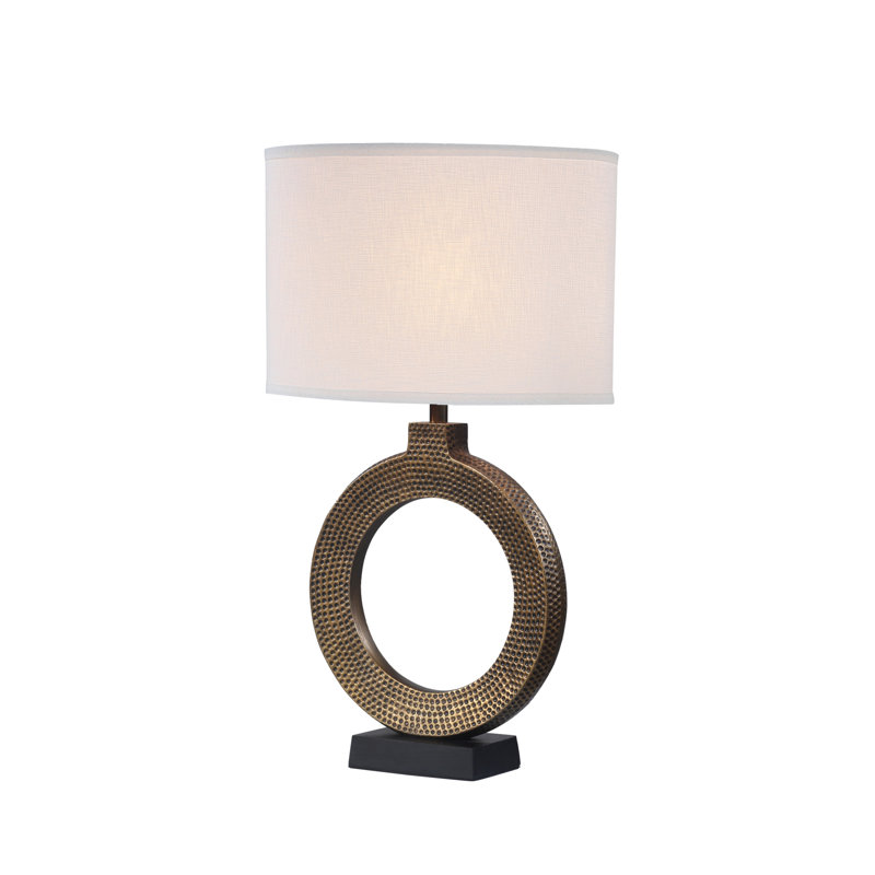 Lampe de table en laiton antique 25 po