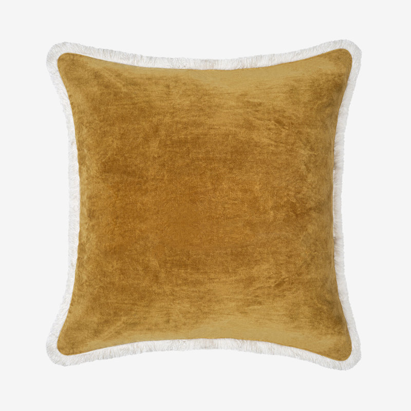 Brandermill Square Cushion, Mustard