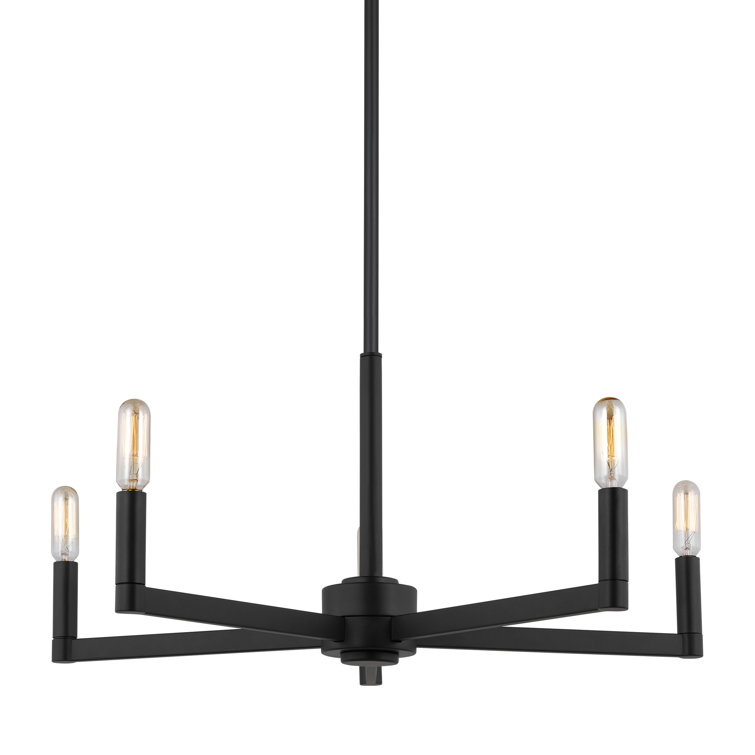 Haines 5 - Light Dimmable Modern Linear Chandelier