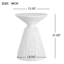 Table d'appoint ronde avec base robuste