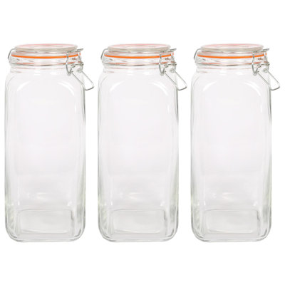 Glass Jar - Set of 3