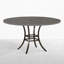 Superstone 48" Round Dining Table - Dove Grey Top/ancient Earth Base-935145745-935145749-935145744