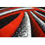 Tapis rouge / gris Stinson