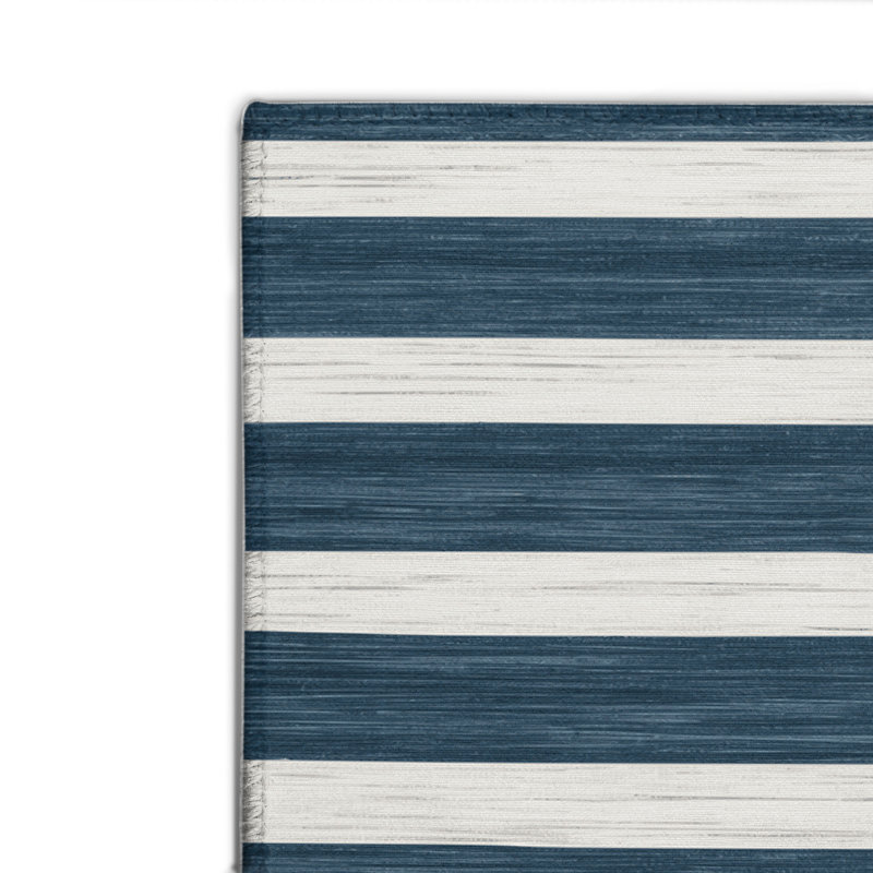 Tapis intérieur / extérieur gris HorizontalStripes, Rectangle 4pi x 6 pi