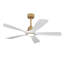 Hot vente ventilateurs de plafond d'intérieur de 52 pouces avec lumières et télécommande
