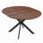 Extendable Round Dining Table (43" to 54") - Space-Saving Dining Table with Sturdy Metal Legs,for Small Apartment/Living Room, 4-6 Seater Multi-Functional Kitchen Room Dinner Table-72828257-72828259