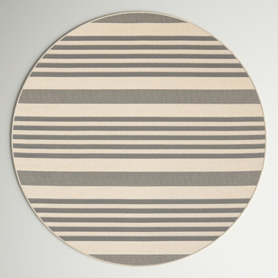 Pontianak Performance Striped Indoor/Outdoor Area Rug