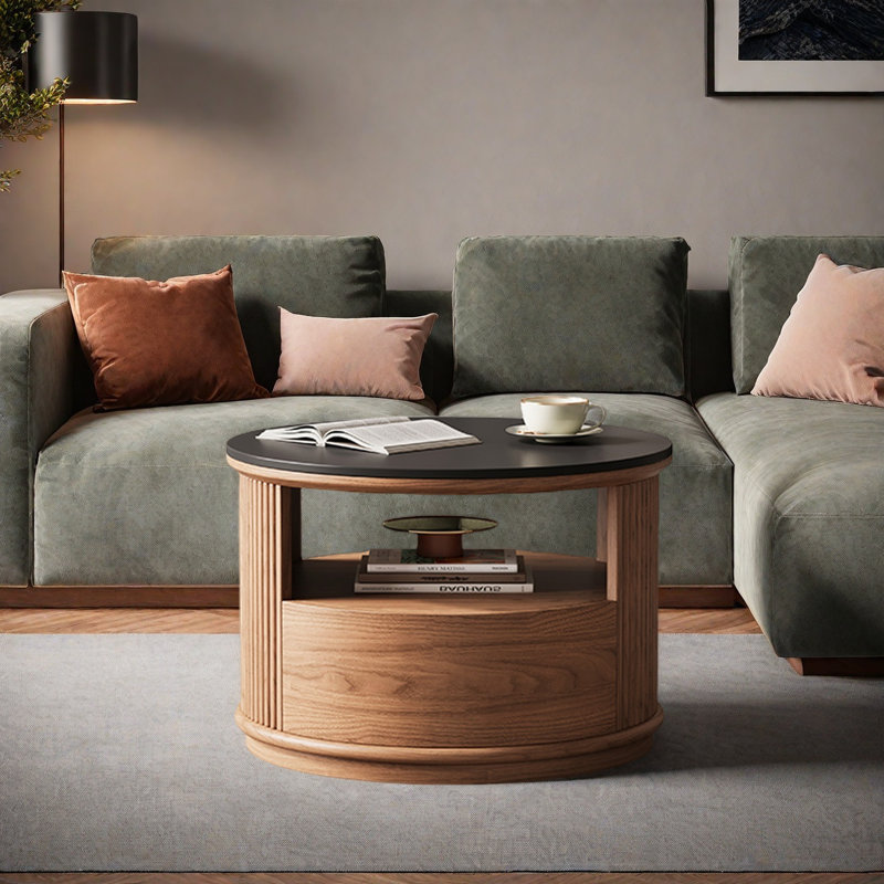 Table basse Modern Modern, Noir, Brun