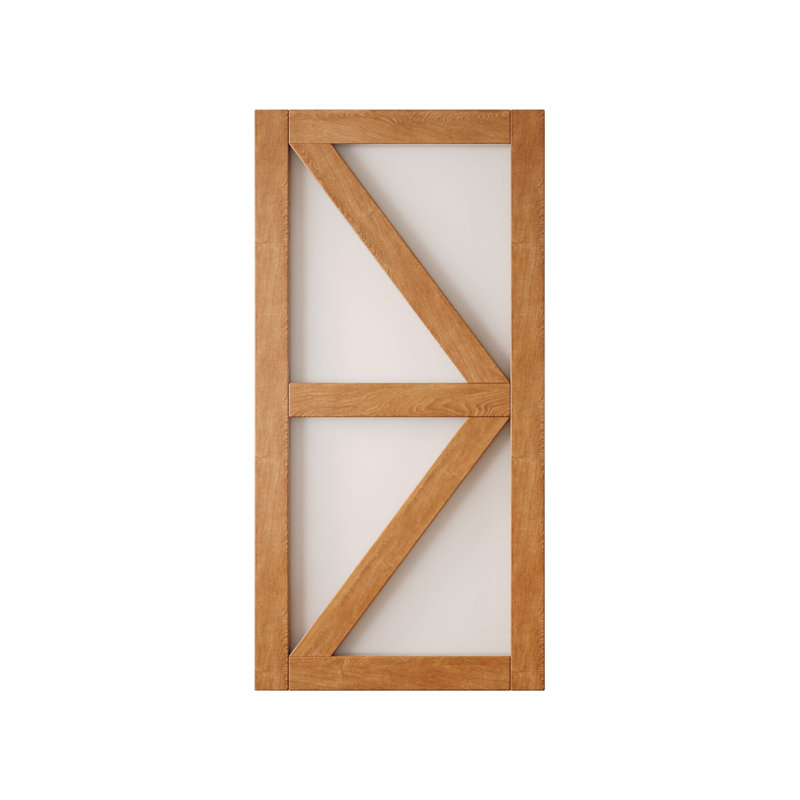 Porte de grange coulissante en bois massif non assemblé 48 x 80, 48" x 80"