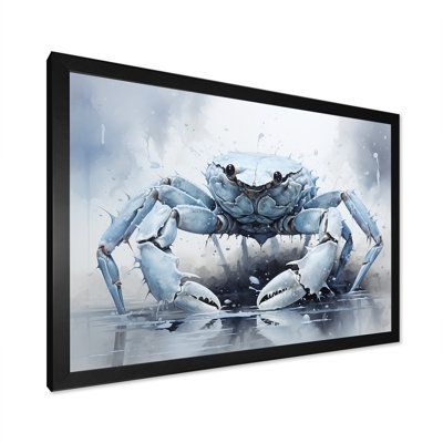 " Minimalism Blue Crab Impression II "
