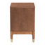 Table de chevet 2 tiroirs Baxton Studio Mandoline Mid-Century