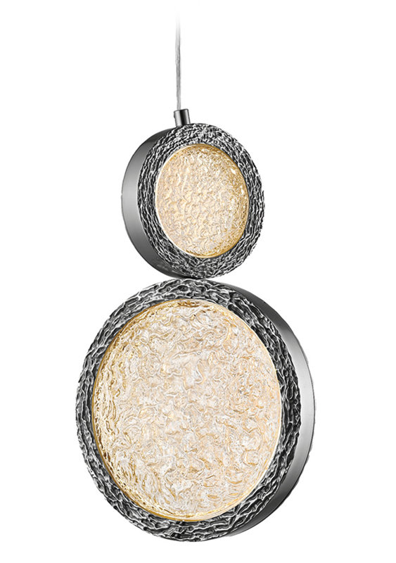 Bottega LED Pendant, Polished Nickel