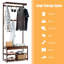 Alohna 70 cm W Hall Tree with Storage Bench and Shoe Storage
