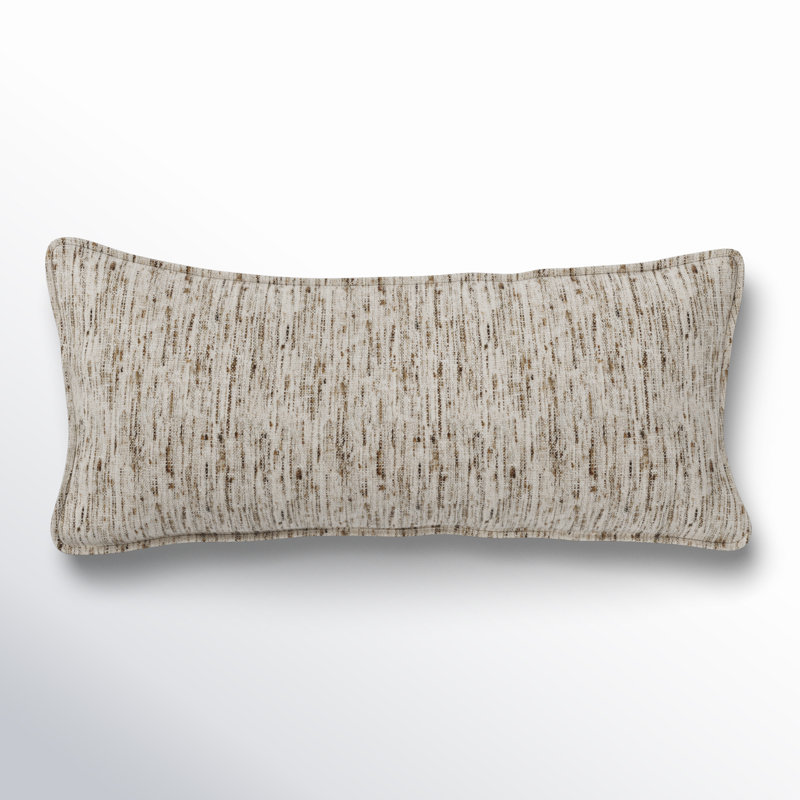 Tavi 16"X36" Throw Pillow, Distressed Natural