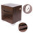Zaizi Manufactured Wood Nightstand w/ Wireless Charging Station and LED Lights-665977846
