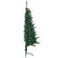 Arbre de Noël artificiel demi-rond vert et arbres de Noël de 5 pi avec rangement combiné