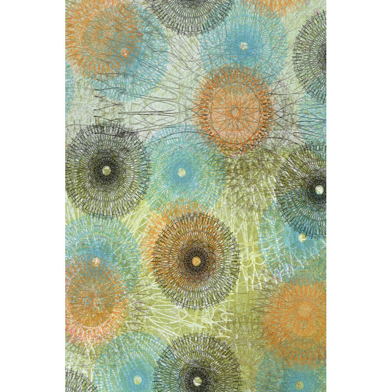 Scribble Graph II - Wrapped Canvas Print, 46cm H x 30cm W