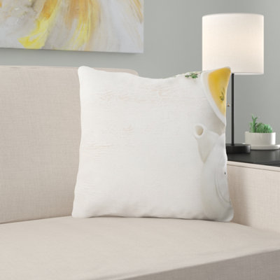 Coussin en thé vert