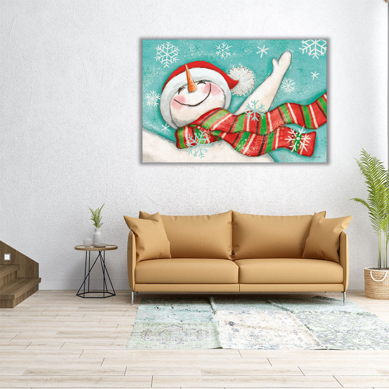 «Let it Snow I Eyes Open», reproduction d'art sur toile, H 20 po x l 30 po