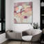  «Mauve Facets» par Silvia Vassileva, art mural en verre acrylique, 36 po x 36 po-1534330763