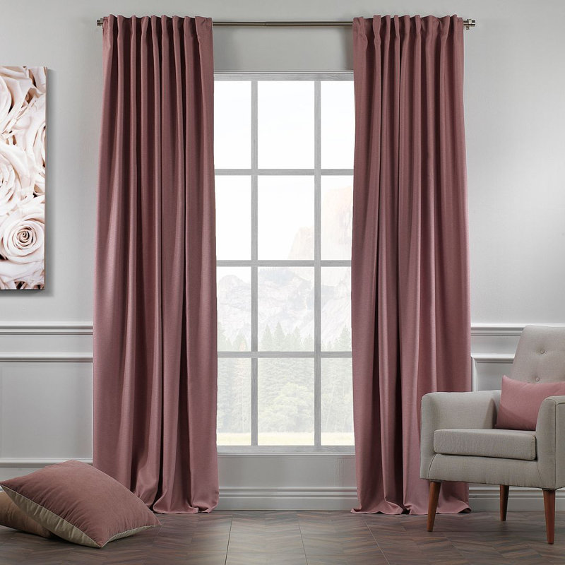 Panneau décoratif décoratif extra large et très long fait sur mesure, Rose, L 52 po x L 276 po