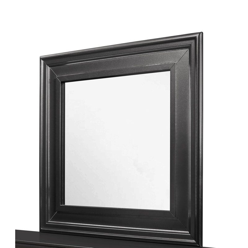 Metallic Grey Mirror For Bedroom