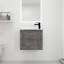 Meuble-lavabo mural simple de 22 po avec meuble-lavabo en céramique Mian-1458772021