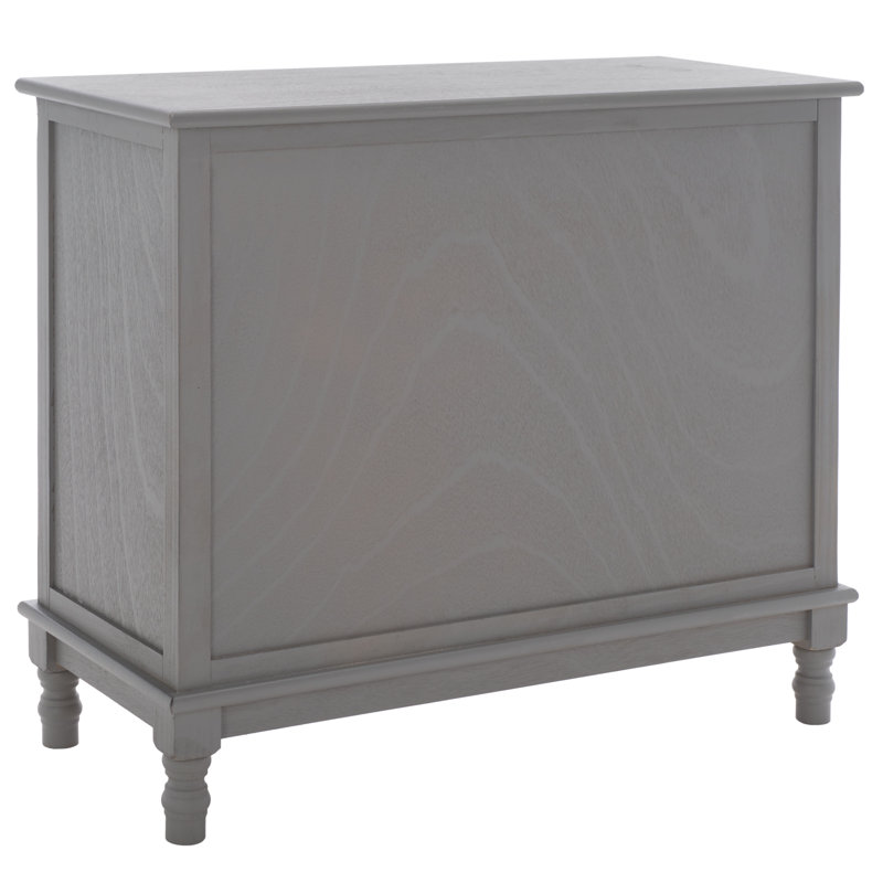 Tate Farmhouse Chic Distressed Grey 2-Drawer Sideboard