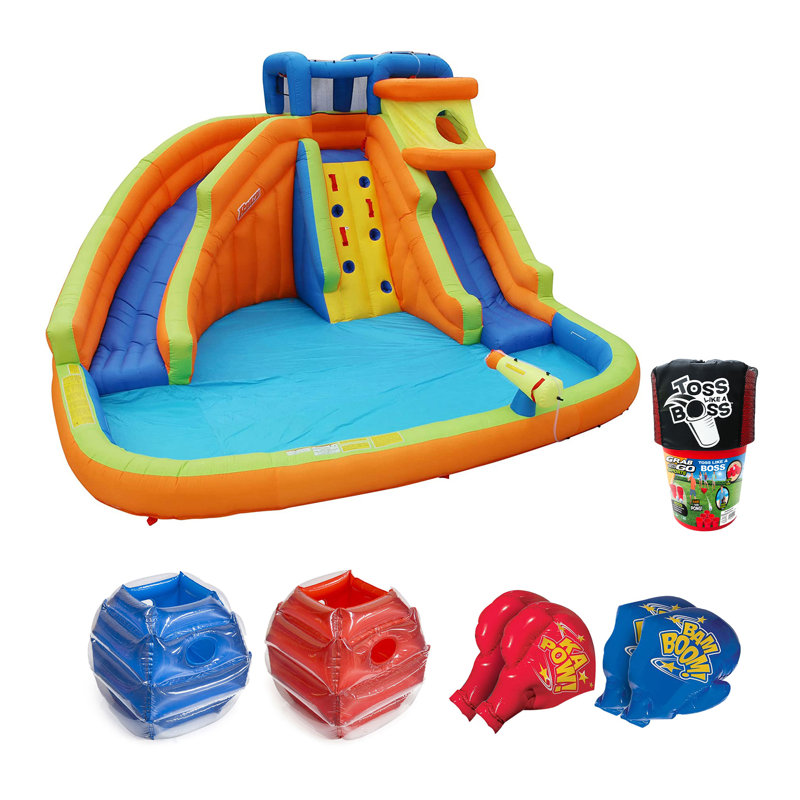 160' x 175' Inflatable Water Slide with Air Blower
