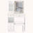 Small Space Vanity with Tri-Color LED Mirror and Storage-1974724127