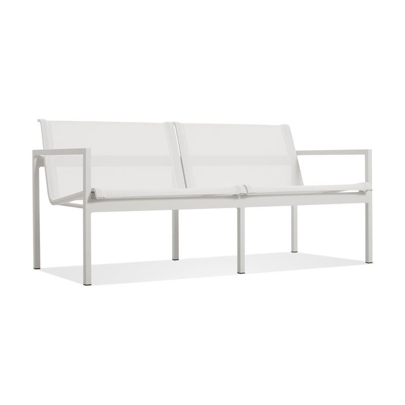 Skiff Outdoor 2 - Seat Loveseat, White