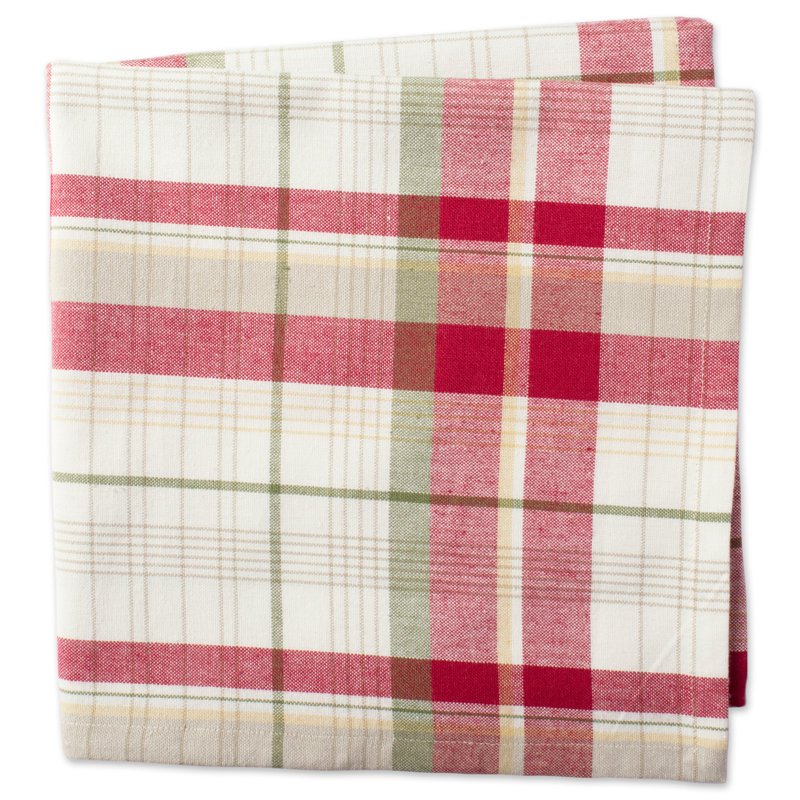 Shumate Cotton Plaid Square Napkin
