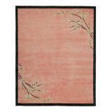 Hand Knotted Wool Floral Area Rug