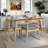 Aubray 4 - Person Four Leg Dining Set-1253651915