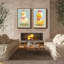 Art mural encadré, rétro, antique, classique pour chambre à coucher - 16 po x 24 po x 2 panneaux-855935216-855935219