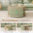 Round Lift Top Coffee Table With Storage, Modern Coffee Table With 180° Curved Sliding Door For Living Room, Office-114201847