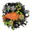 Couronne lumineuse en maille 18 po Candy
