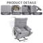 Fauteuil inclinable à deux moteurs avec chauffage et massage, capacité de 350 lb, porte-gobelets cachés et télécommande-1056102982